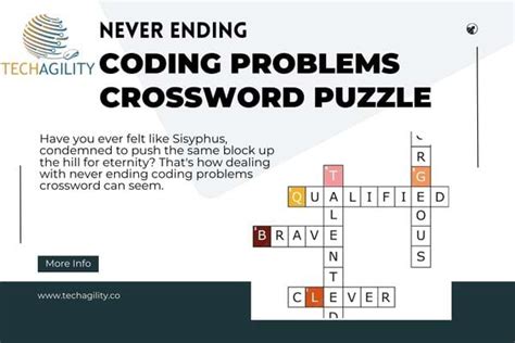 Casualty of never-ending evil period 3 8 VENDETTA Backing some dratted never-ending feud 3 4 DONT " worry" 3 13 INFINITELOOPS Never-ending coding problems 2 4 NOTI "Moi Never" 2 3 COM URL ending 2. . Never ending coding problems crossword